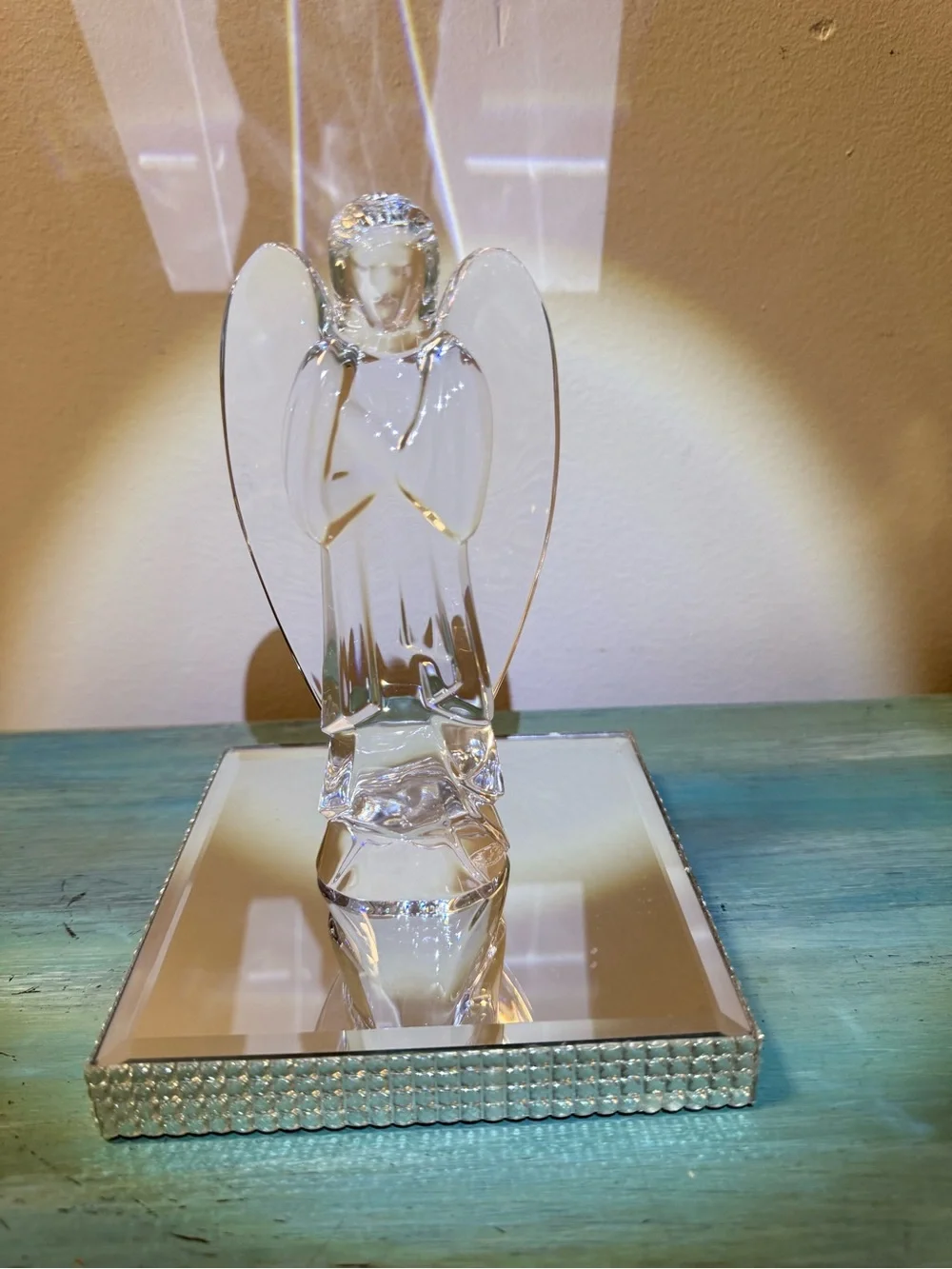 Baccarat Clear Crystal Angel Figurine Set